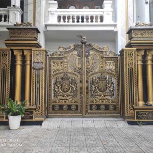 CỔNG NHÔM ĐÚC HT 10