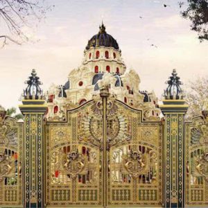 CỔNG NHÔM ĐÚC HT 22