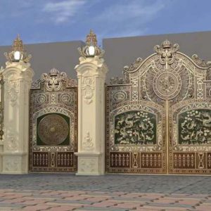 CỔNG NHÔM ĐÚC HT 08